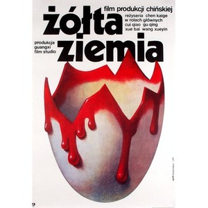 Zolta ziemia, polski plakat...