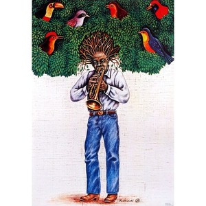 Trumpeter with Tree-Hair,...