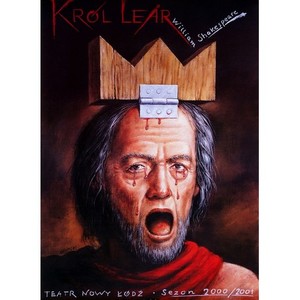 King Lear,  polski plakat...