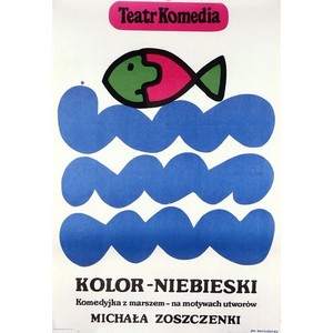 Kolor niebieski, Polish Poster