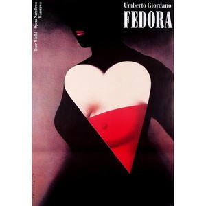 Fedora, Polish Opera Poster