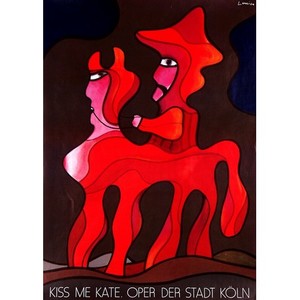 Kiss Me Kate, Opera Poster
