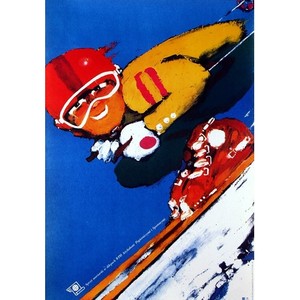 Ski Sport, Polish Poster