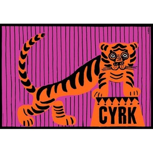 Tiger on Podium, CYRK,...