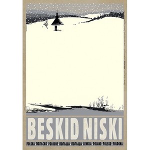 Beskid Niski, polski plakat...