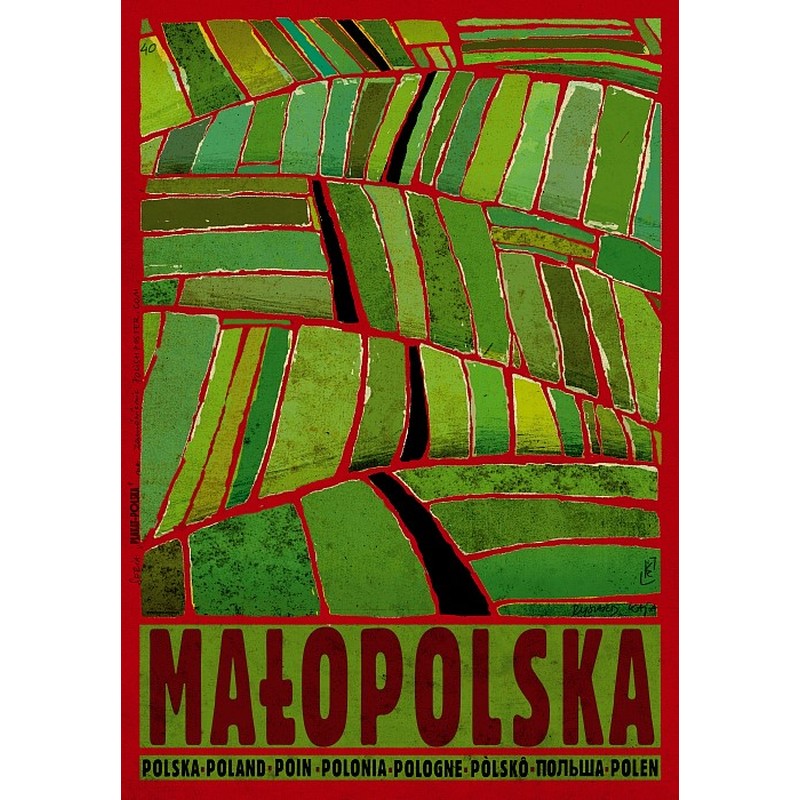 Małopolska, polski plakat turystyczny