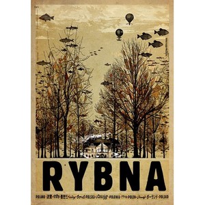 Rybna, polski plakat...