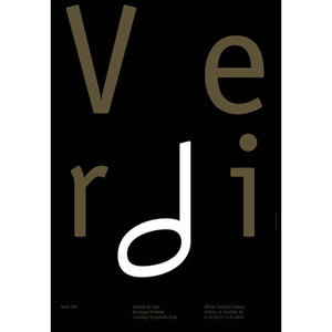 Verdi, Polish Poster
