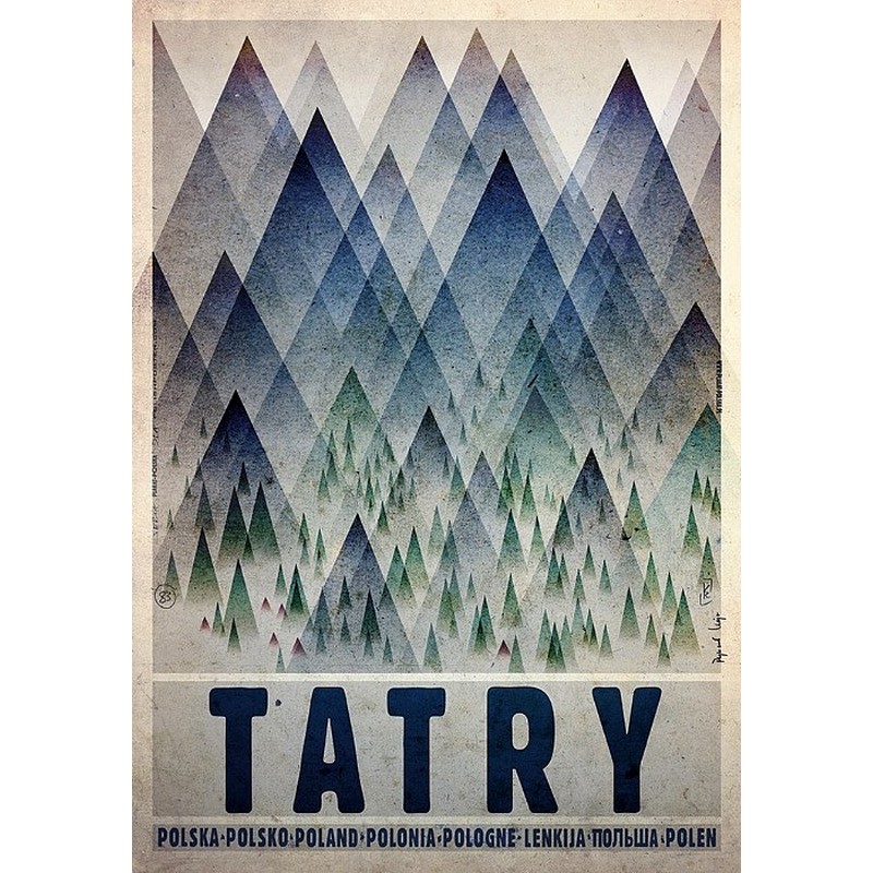 Tatra Mountains, Polish Tourist Poster