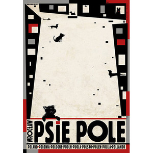 Psie Pole, Wrocław,  plakat...