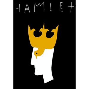 Hamlet, plakat teatralny,...