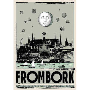 Frombork, plakat z serii...