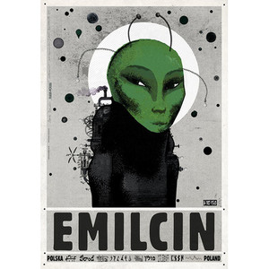Emilcin, UFO, plakat z...