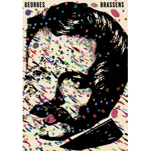 Georges Brassens, plakat,...