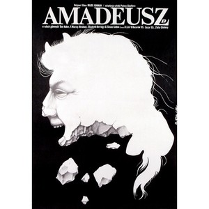 Amadeusz, polski plakat...