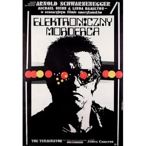Terminator, polski plakat...